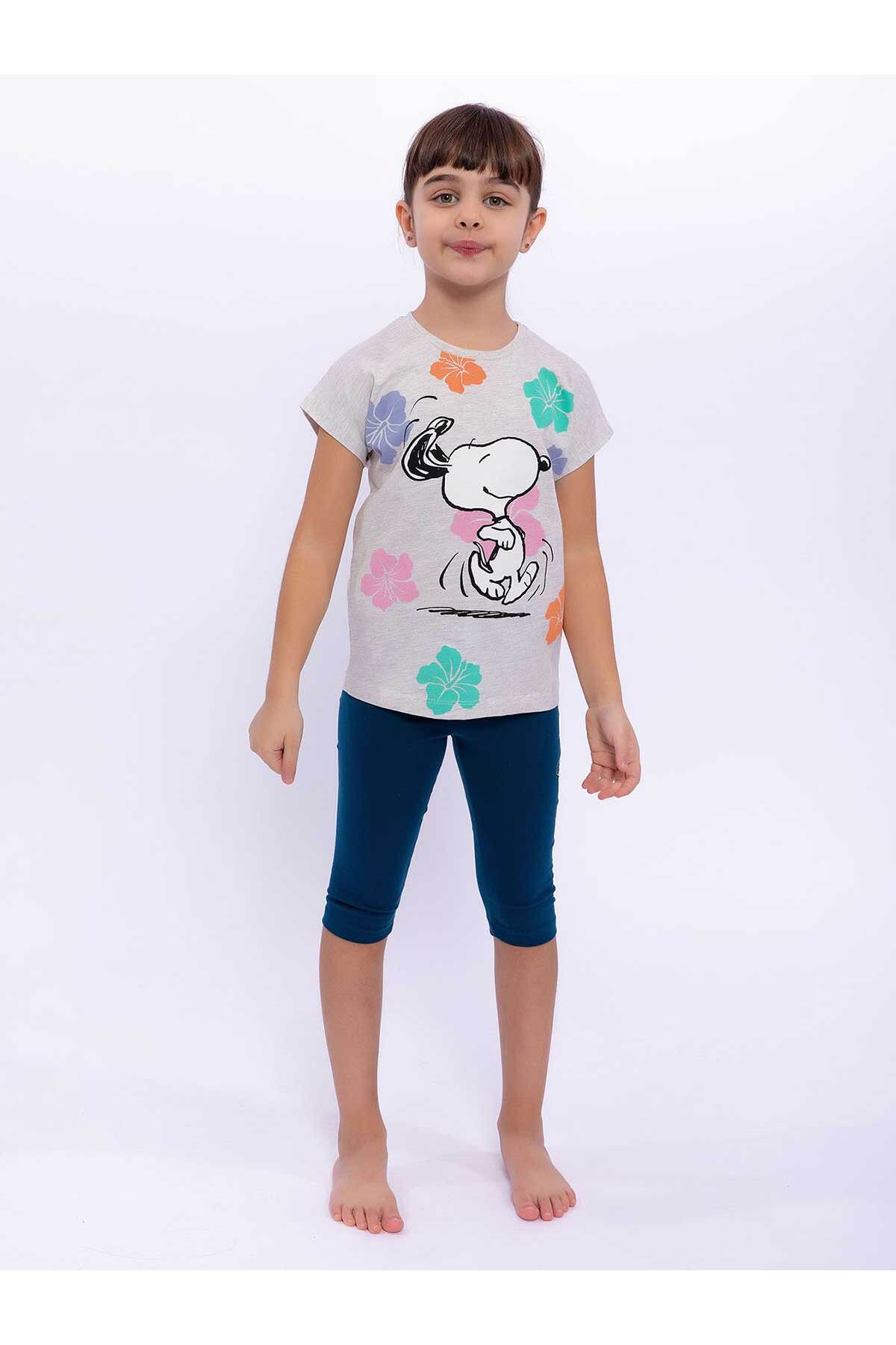 Roly Poly, Set de tricou si colanti cu imprimeu Snoopy