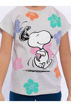 Roly Poly, Set de tricou si colanti cu imprimeu Snoopy