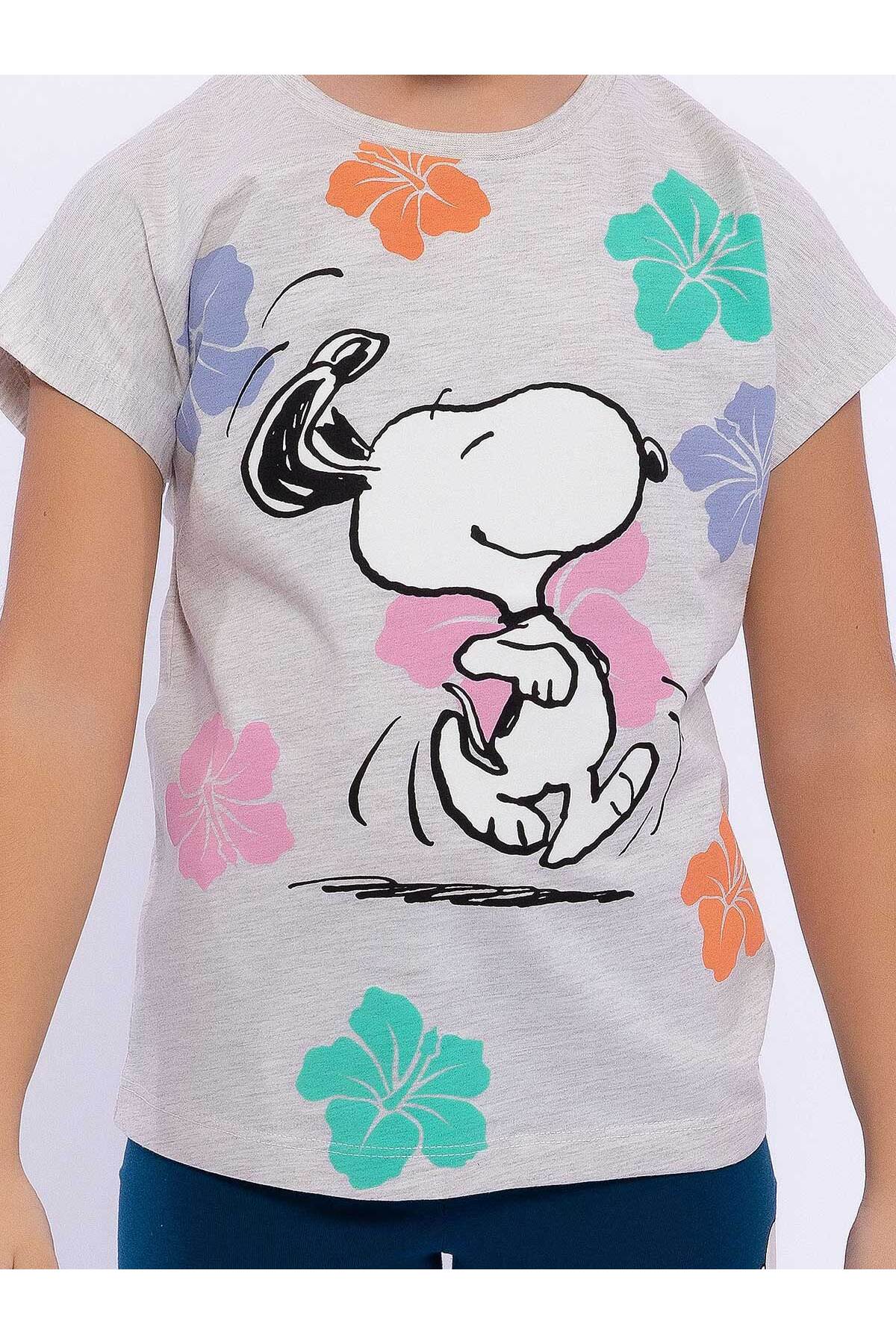Roly Poly, Set de tricou si colanti cu imprimeu Snoopy