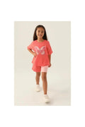 Girl's Pomegranate Flower Shorts Set