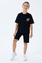 Set doua piese cu tricou si pantaloni scurti, pentru baieti