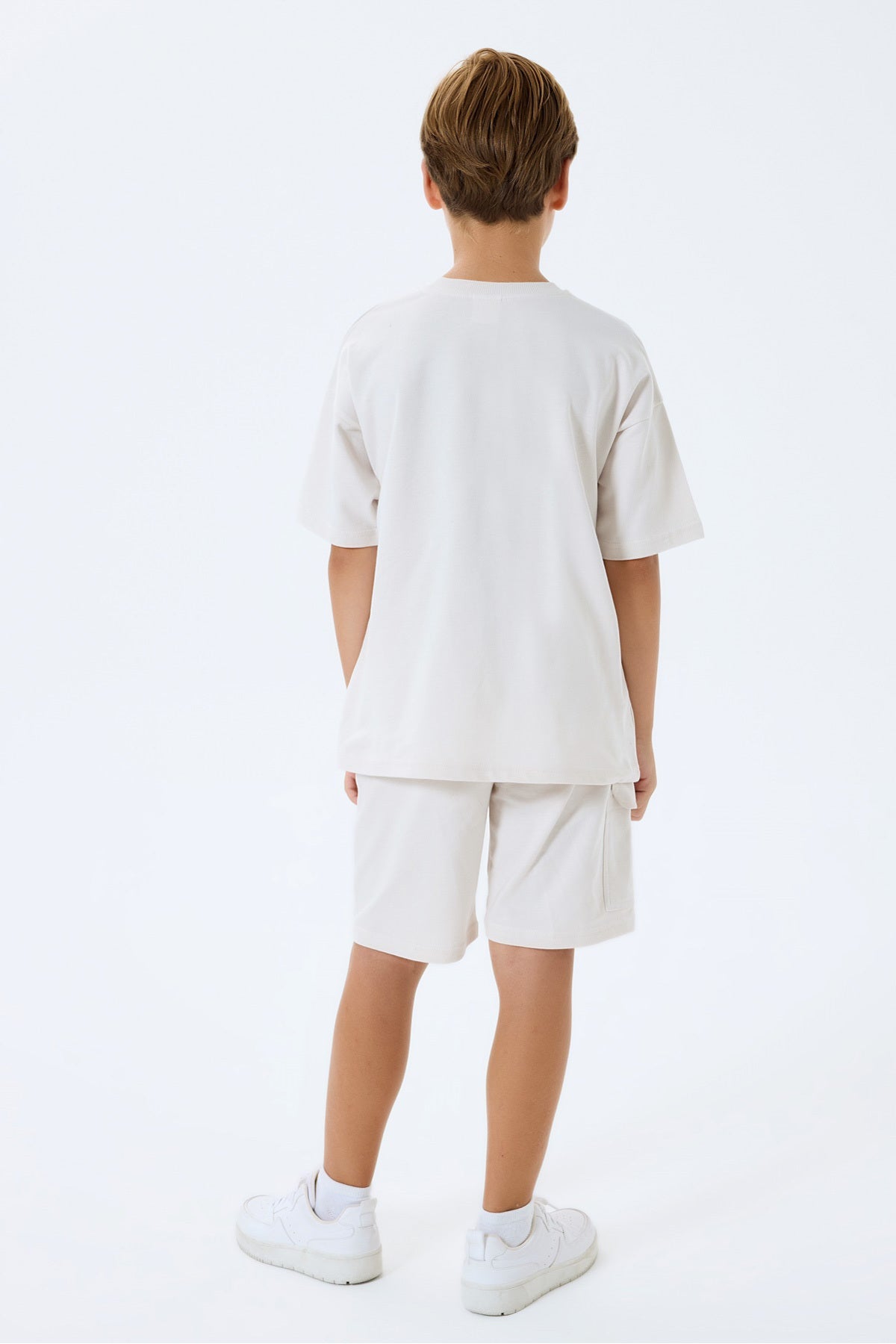 Set doua piese cu tricou si pantaloni scurti, pentru baieti