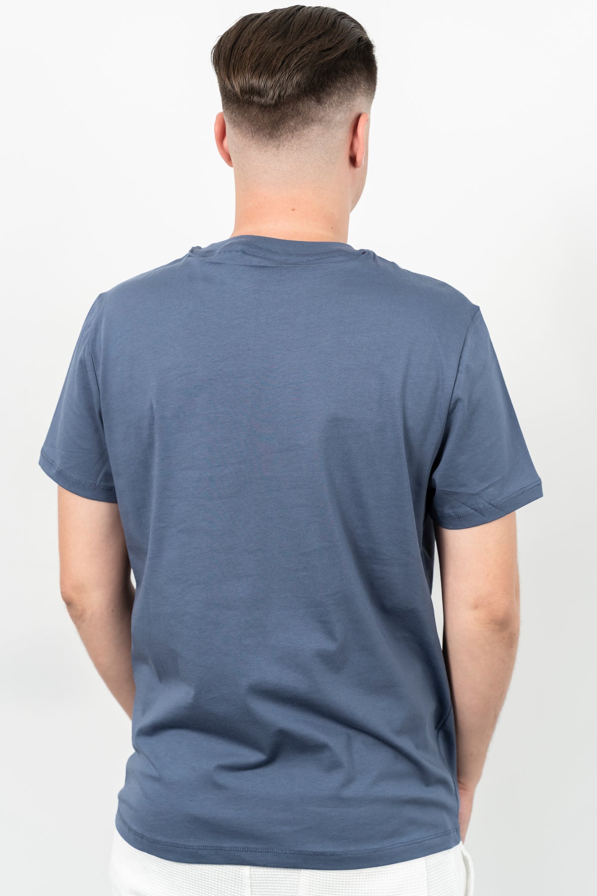 Starter Tricou cu decolteu la baza gatului, imprimeu cu logo