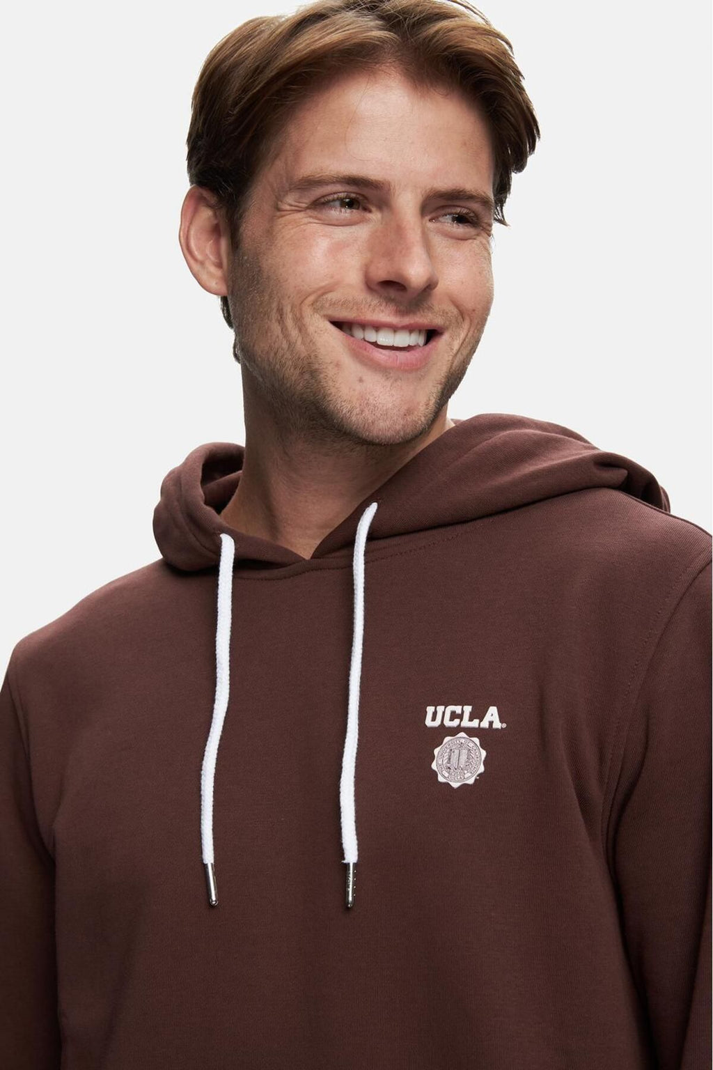 UCLA Hanorac fara fermoar, cu gluga si buzunare