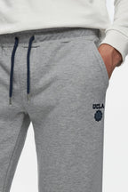 UCLA Pantaloni de trening cu elastic si snur in talie, buzunare laterale
