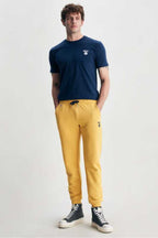 UCLA Pantaloni de trening cu elastic si snur in talie, buzunare laterale