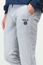 UCLA Pantaloni de trening cu elastic si snur in talie, buzunare laterale