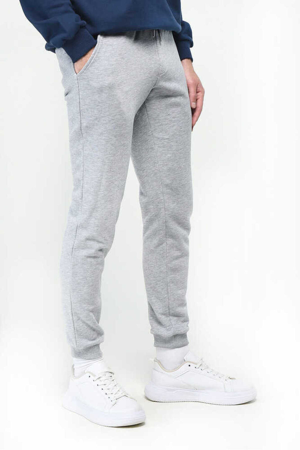 UCLA Pantaloni de trening cu elastic si snur in talie, buzunare laterale
