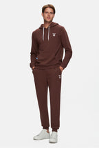 UCLA Pantaloni de trening cu elastic si snur in talie, buzunare laterale