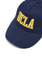 UCLA, Sapca baseball unisex cu broderie logo supradimensionata Ranch, Albastru inchis