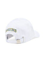 UCLA, Sapca baseball unisex cu broderie logo supradimensionata Ranch, Alb optic