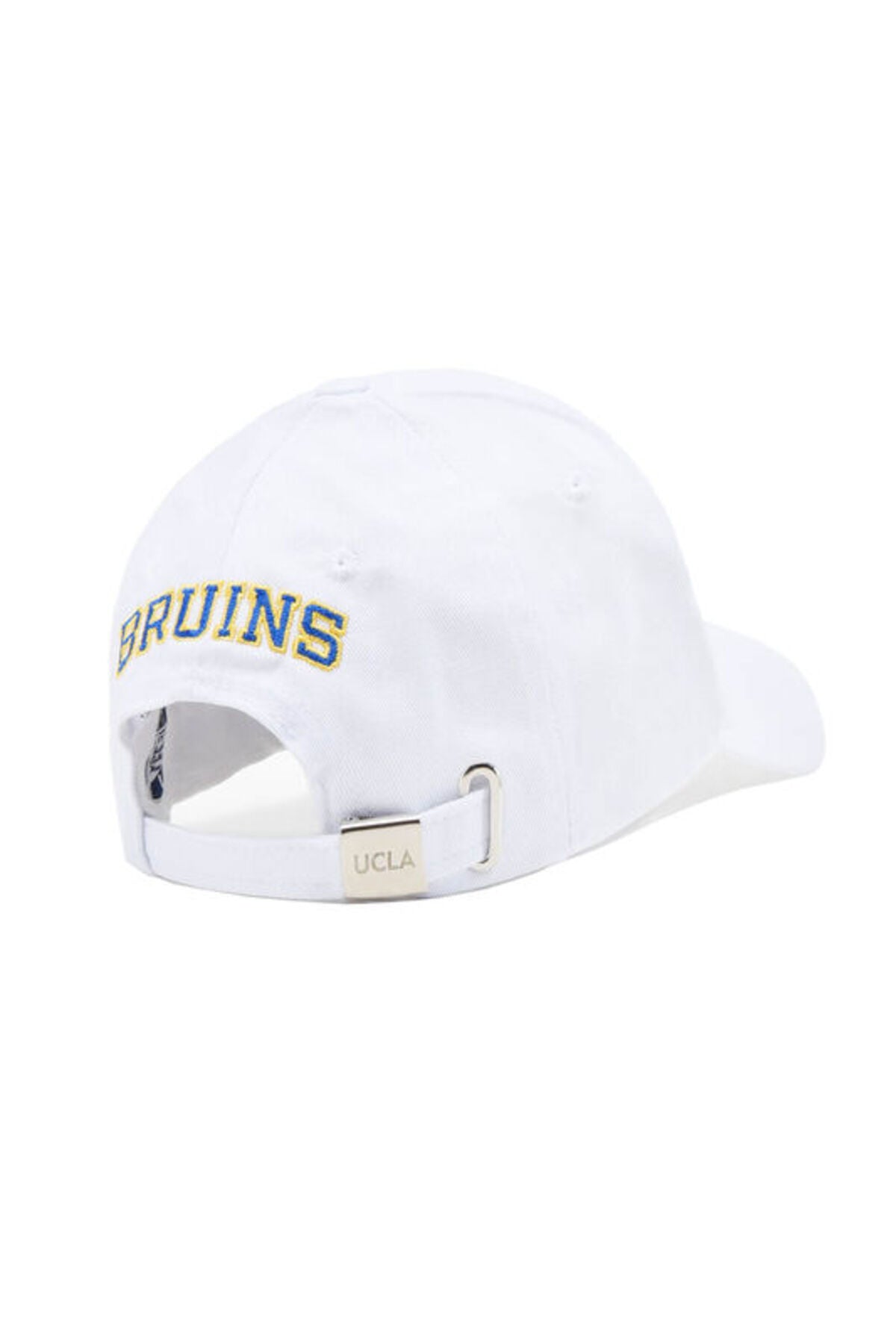 UCLA, Sapca baseball unisex cu broderie logo supradimensionata Ranch, Alb optic
