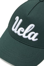 UCLA, Sapca unisex cu logo brodat, pentru baseball Murphy, Verde inchis