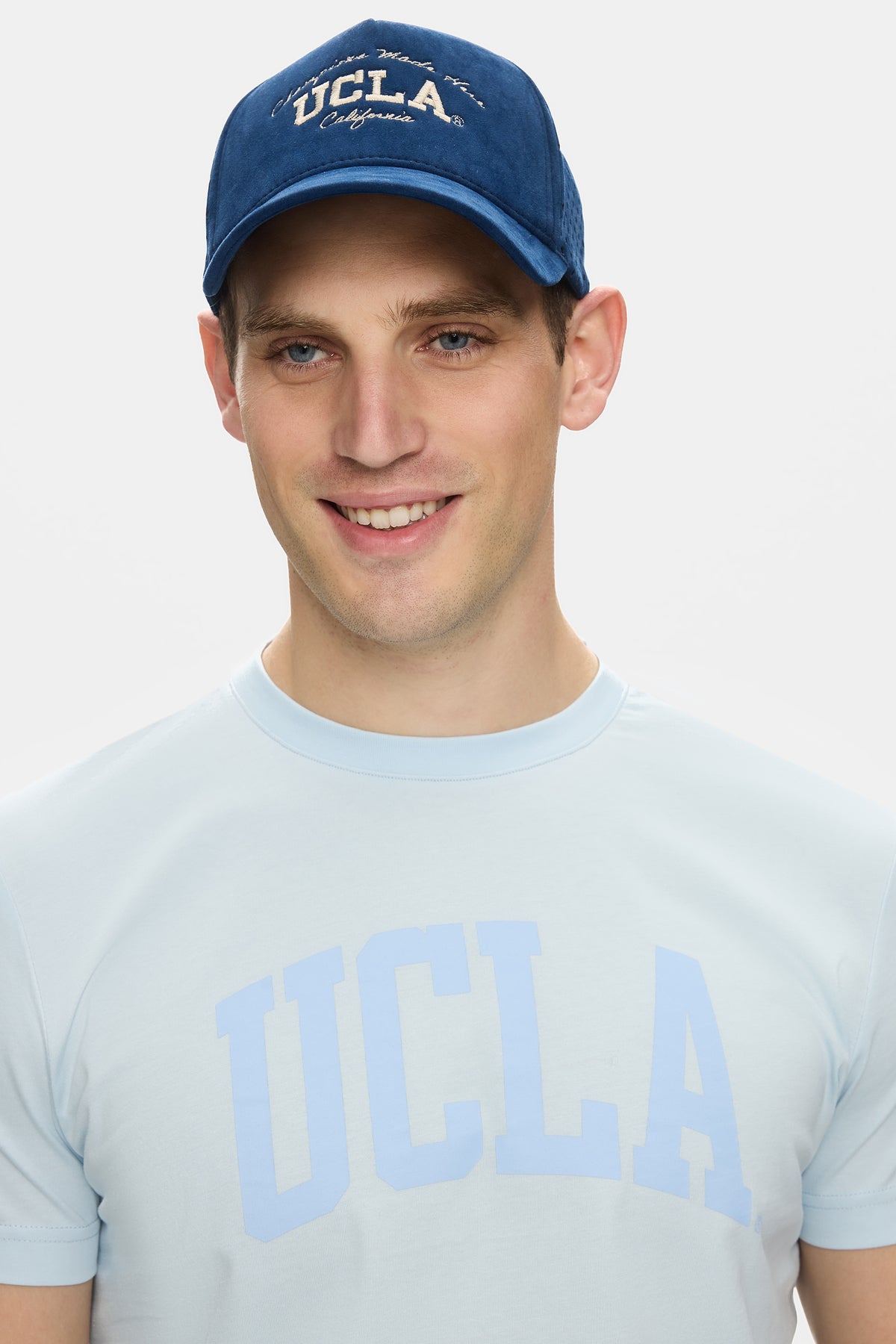 UCLA Tricou la baza gatului, imprimeu cu logo, din bumbac