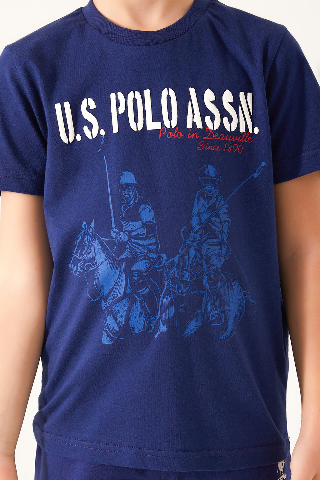 U.S. Polo Assn., Set doua piese din amestec de bumbac