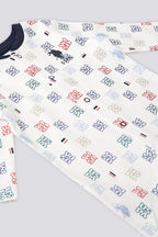 U.S. Polo Assn. Set zece piese pentru nou-nascuti, Alb