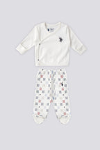 U.S. Polo Assn. Set zece piese pentru nou-nascuti, Alb