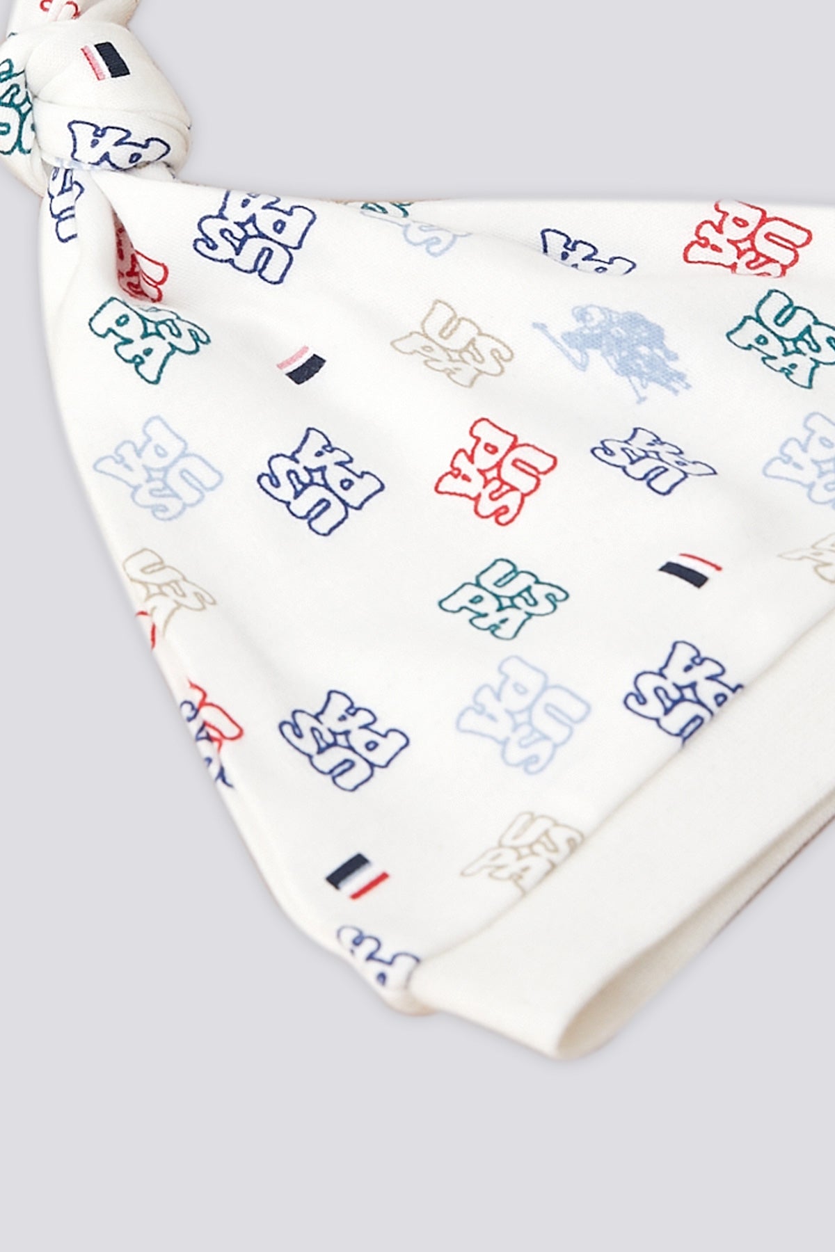 U.S. Polo Assn. Set zece piese pentru nou-nascuti, Alb