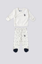 U.S. Polo Assn. Set zece piese pentru nou-nascuti, Alb