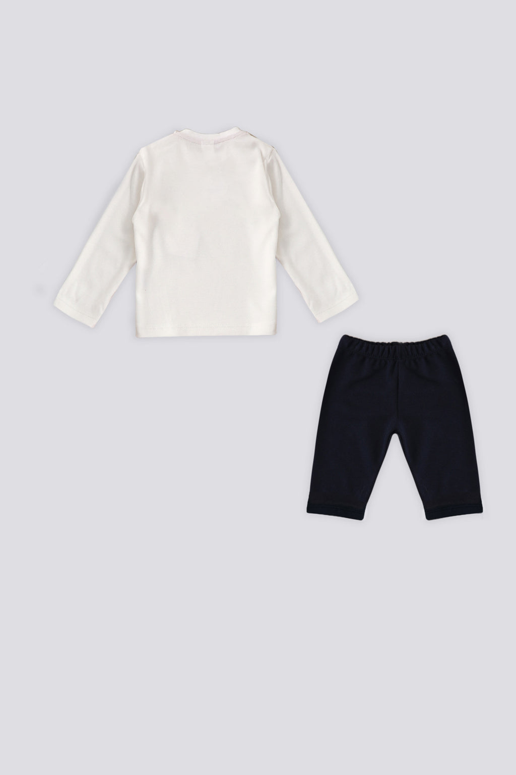 U.S. Polo Assn. Set trei piese cu bluza, hanorac si pantaloni, Alb
