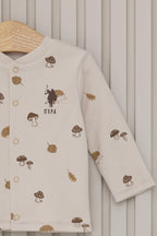 U.S. Polo Assn. Set trei piese cu caciula, pantaloni si bluza, Alb
