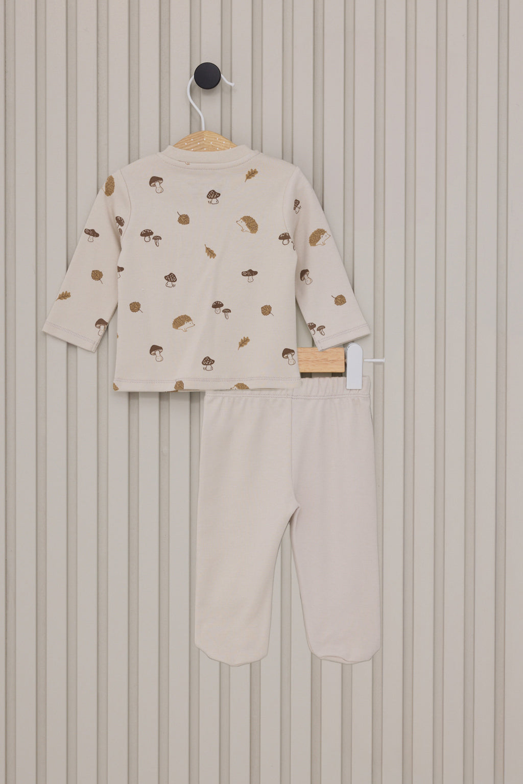 U.S. Polo Assn. Set trei piese cu caciula, pantaloni si bluza, Alb