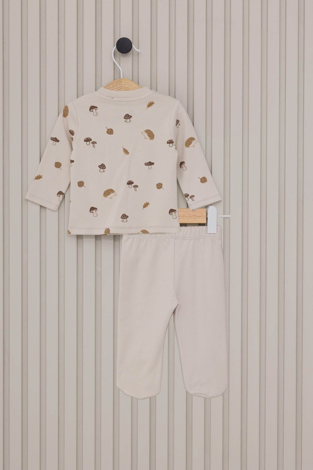 U.S. Polo Assn. Set trei piese cu caciula, pantaloni si bluza, Alb