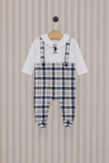U.S. Polo Assn. Salopeta pentru bebelusi bumbac moale model basic