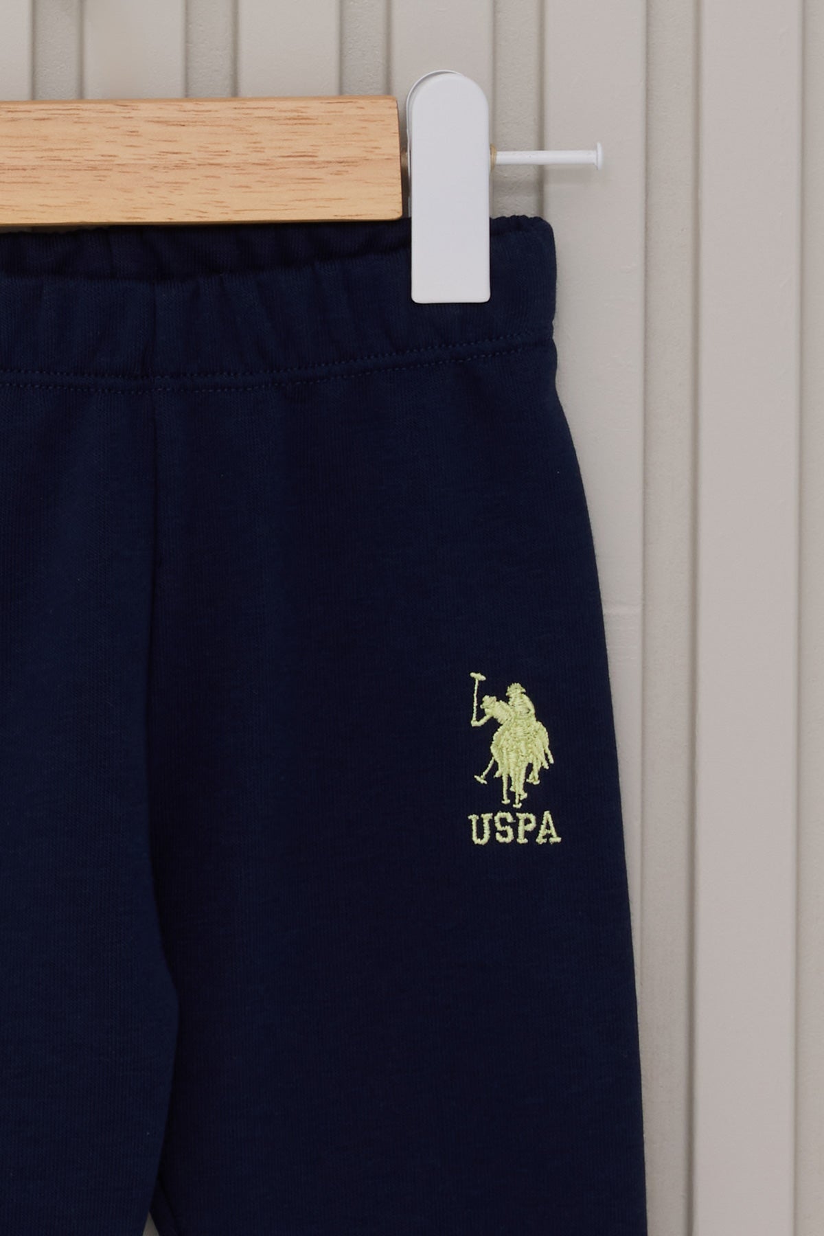 U.S. Polo Assn. Set doua piese cu logo discret, Bleumarin