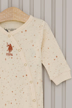 U.S. Polo Assn. Salopeta pentru fetite cu botosei si detalii delicate
