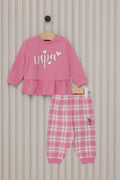 U.S. Polo Assn. Set doua piese cu logo discret, Roz