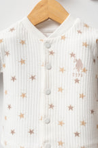 U.S. Polo Assn. Set trei piese cu caciula, bluza si pantaloni, Alb