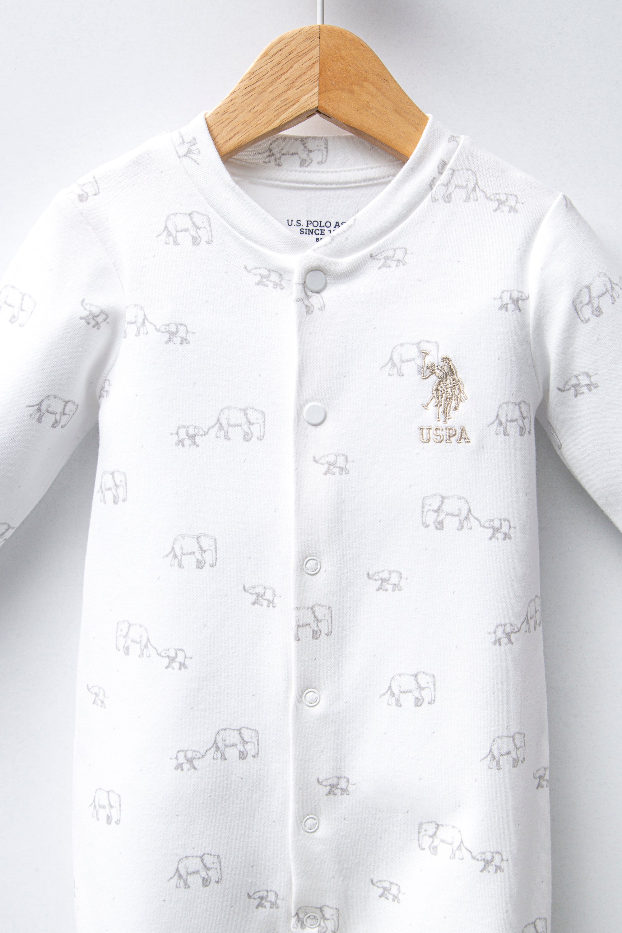 U.S. Polo Assn. Salopetă pentru bebeluși guler tip polo