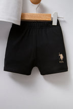 U.S. Polo Assn. Set doua piese cu logo discret, Bej