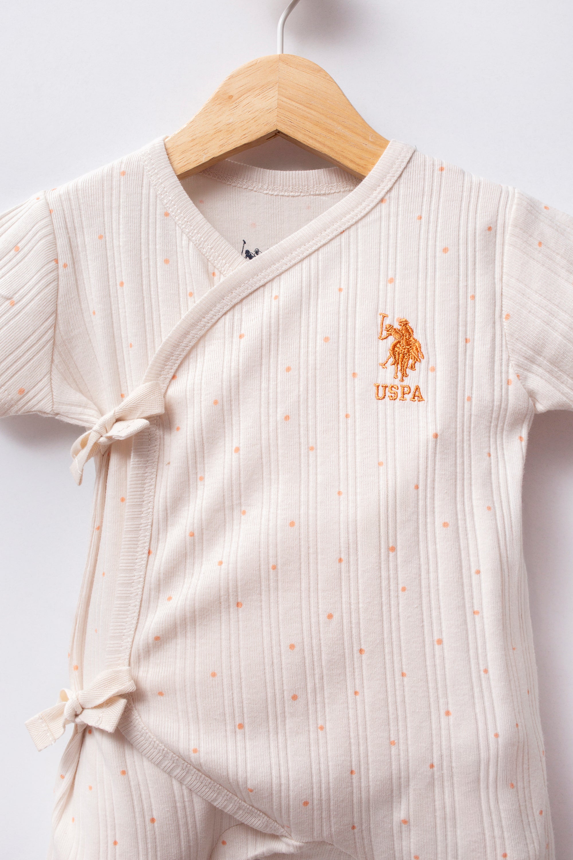 U.S. Polo Assn. Salopeta basic pentru bebelusi bumbac 100%