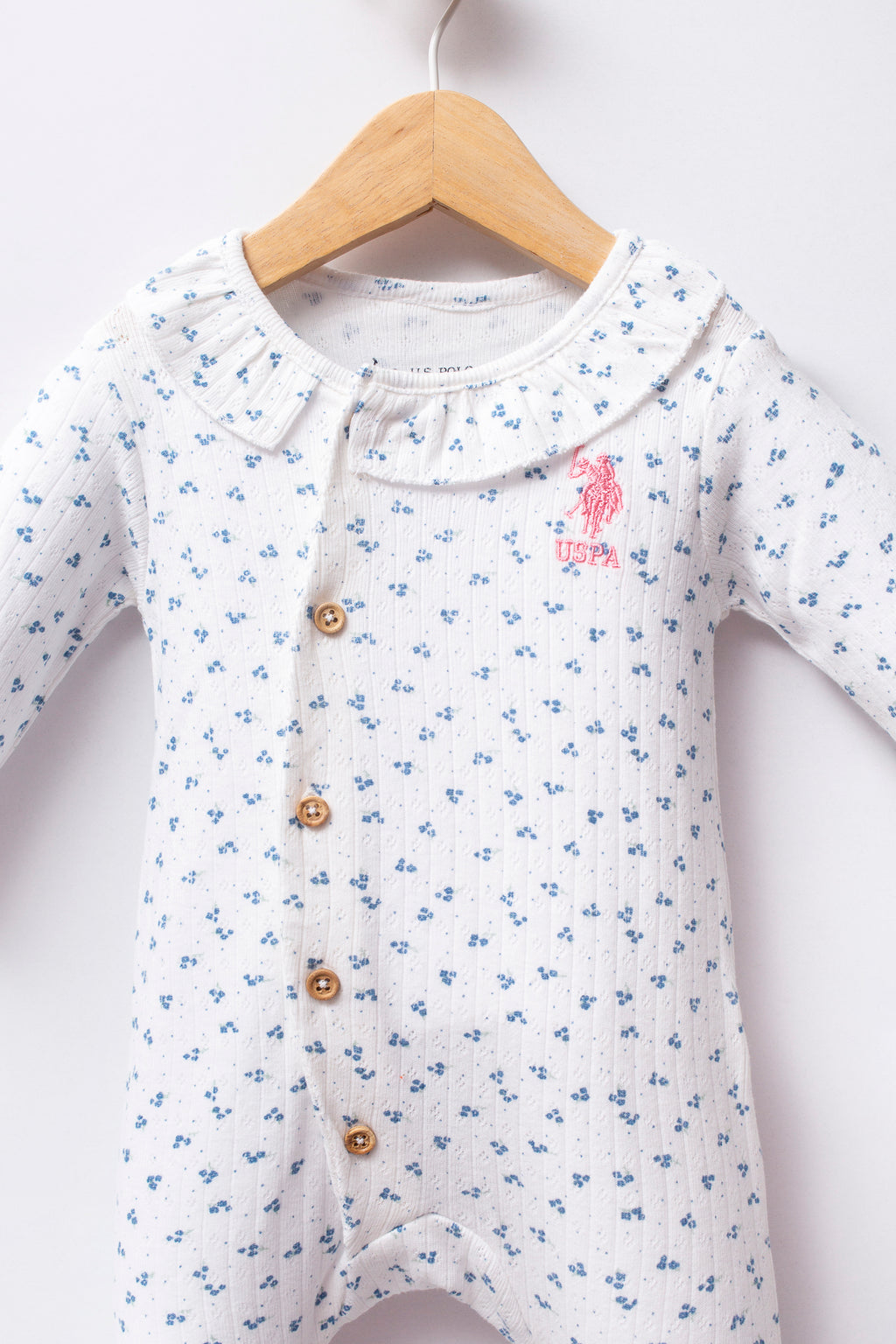 U.S. Polo Assn. Salopeta pentru bebelusi design bicolor