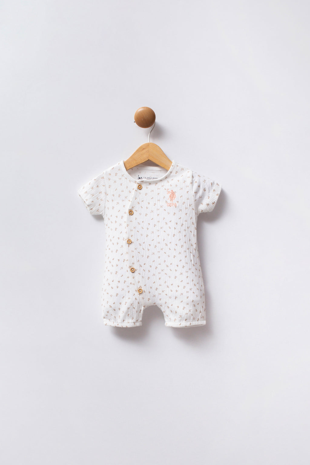 U.S. Polo Assn. Salopeta pentru fetite imprimeu floral sau grafic