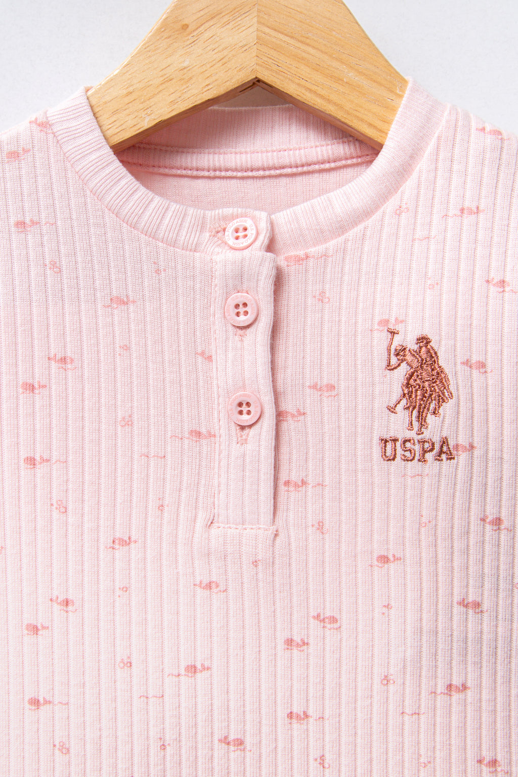 U.S. Polo Assn. Salopeta tip rochita pentru fetite bumbac