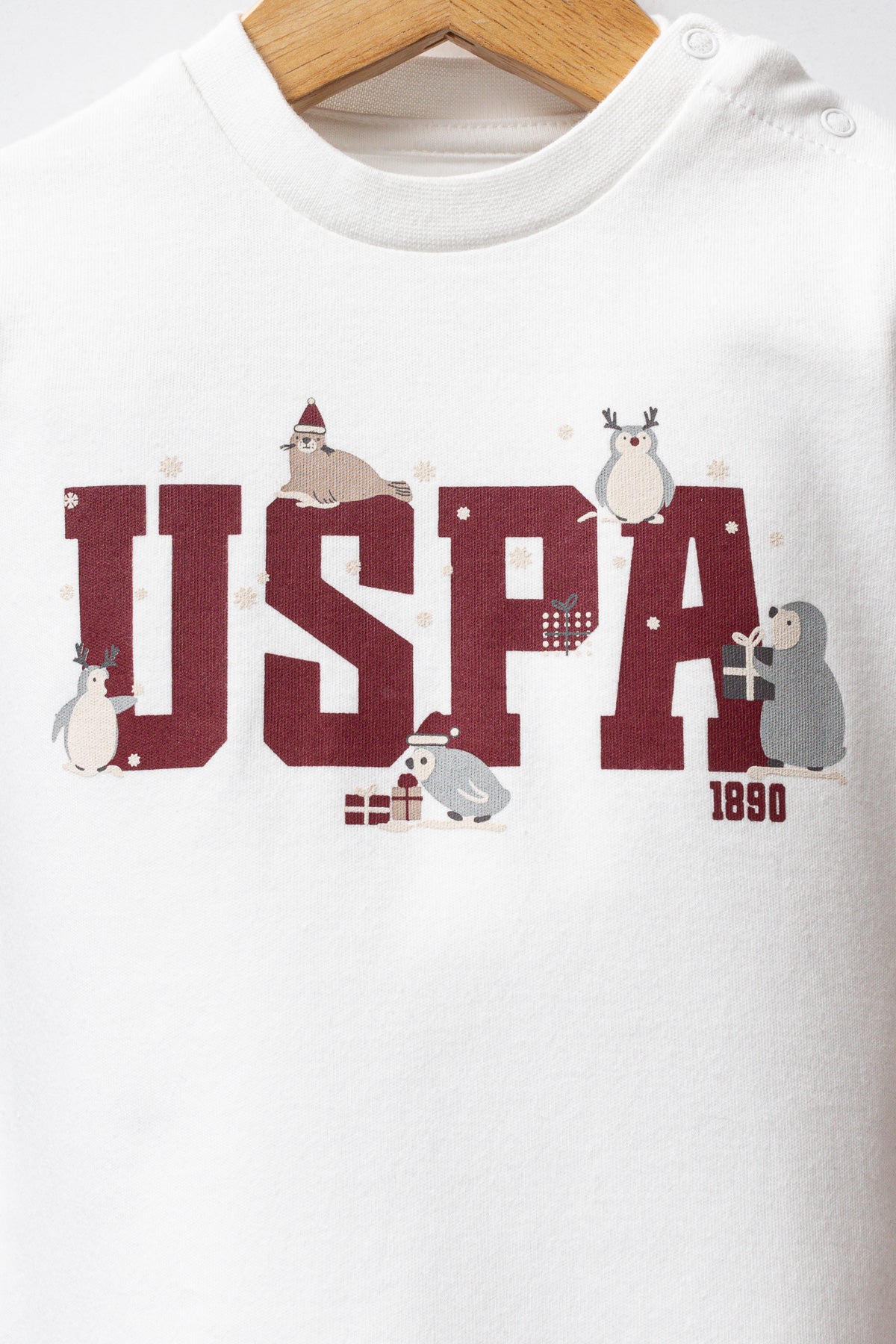 U.S. Polo Assn. Set trei piese cu bluza, pantaloni si jacheta, Rosu