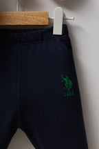 U.S. Polo Assn. Set doua piese cu logo discret, Verde