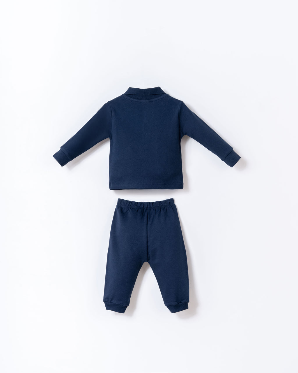U.S. Polo Assn. Set doua piese cu logo discret, Bleumarin