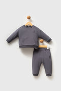 U.S. Polo Assn. Set doua piese cu logo discret, Gri