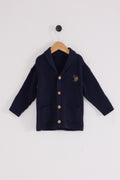 U.S. Polo Assn. Cardigan cu capse pentru copii