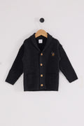 U.S. Polo Assn. Cardigan cu capse pentru copii