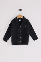 U.S. Polo Assn. Cardigan cu capse pentru copii