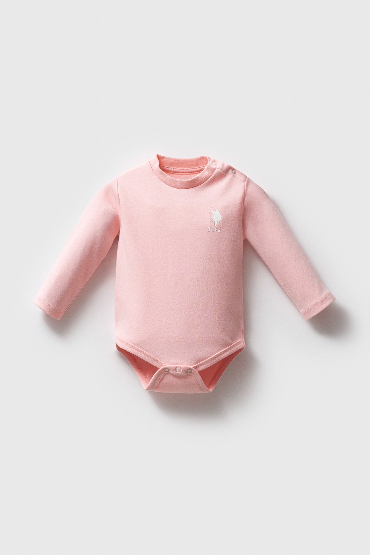 U.S. Polo Assn. Salopeta din bumbac pentru bebelusi croiala clasica