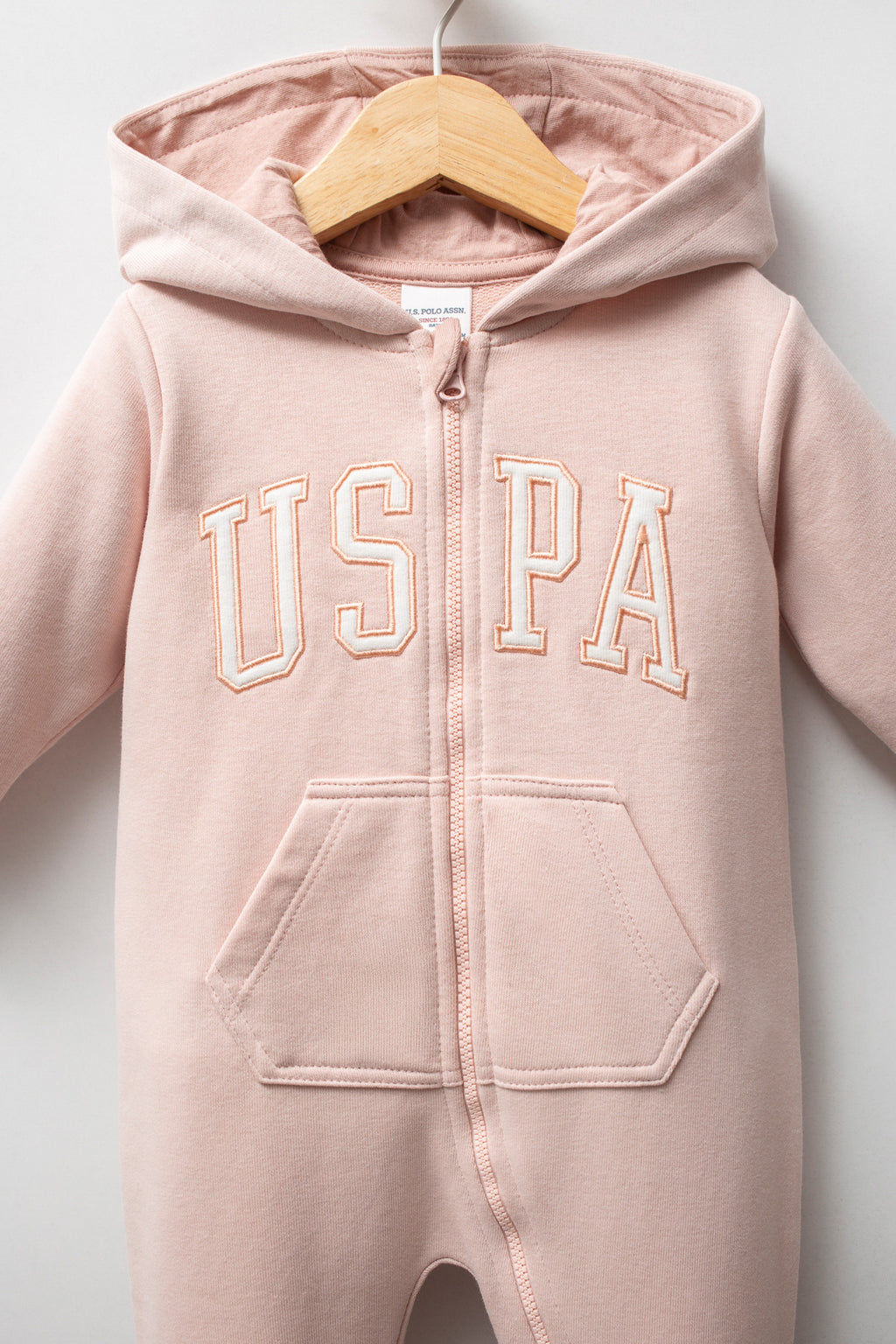 U.S. Polo Assn. Salopetă călduroasă cu glugă și fermoar