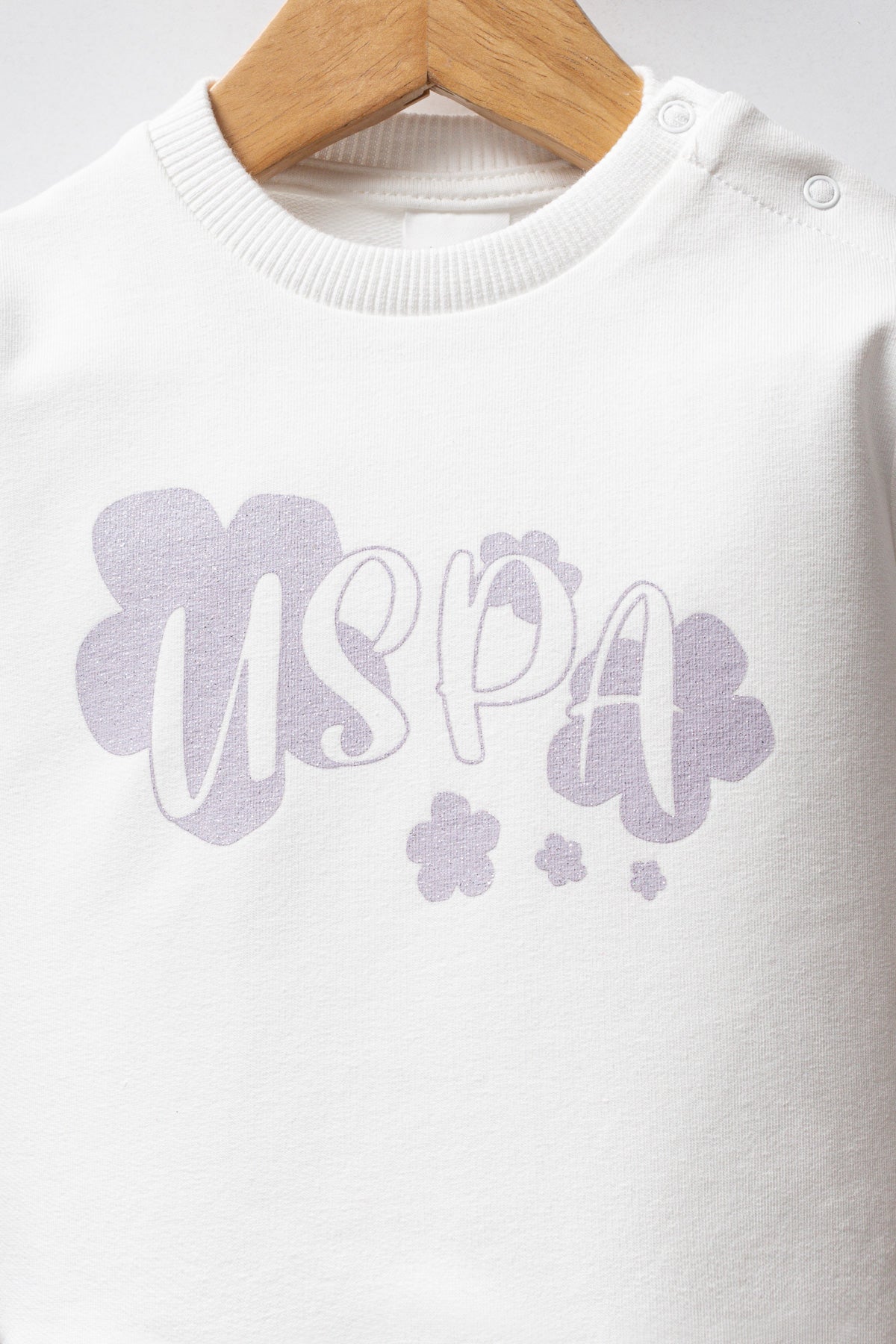 U.S. Polo Assn. Set doua piese cu logo discret, Mov