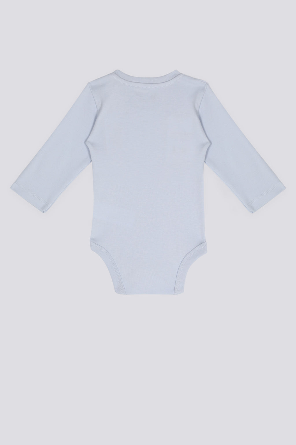 U.S. Polo Assn., Body de bumbac cu maneci lungi, Albastru glaciar, 86-92 CM