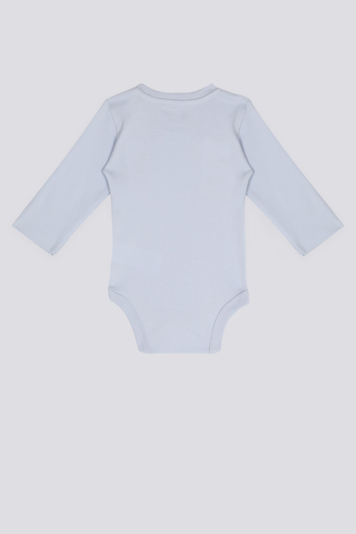 U.S. Polo Assn., Body de bumbac cu maneci lungi, Albastru glaciar, 86-92 CM